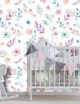Cute Unicorn Flower Wallpaper